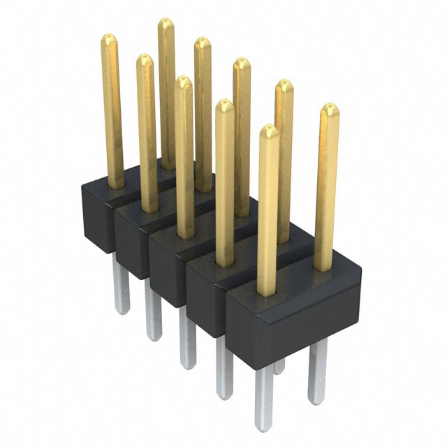 CONN HEADER VERT 10POS 2.54MM