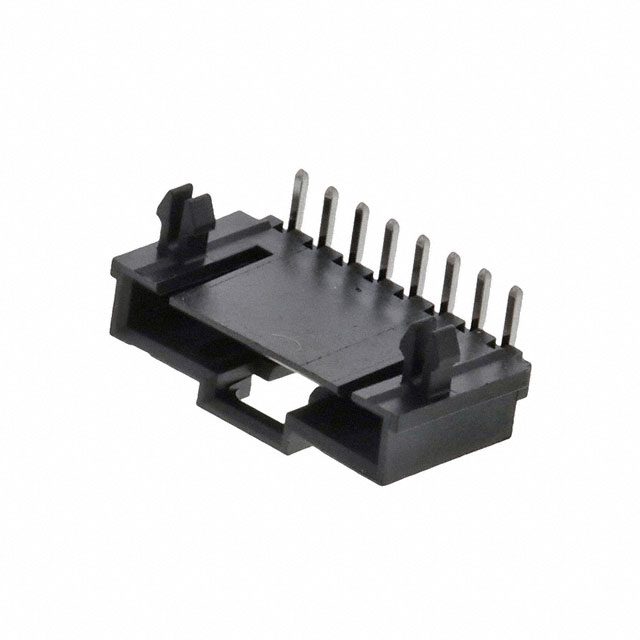 CONN HEADER R/A 8POS 2.54MM