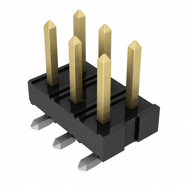 CONN HEADER SMD 6POS 2MM