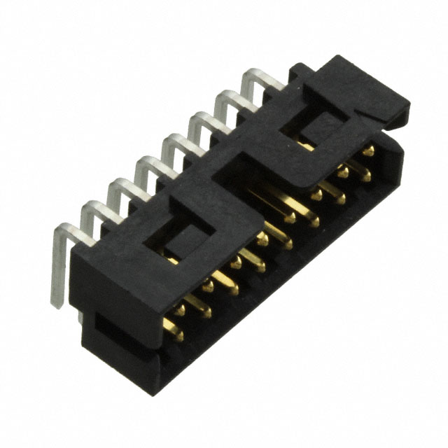CONN HEADER R/A 16POS 2MM