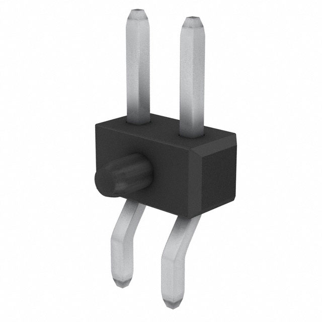 CONN HEADER SMD R/A 2POS 2MM