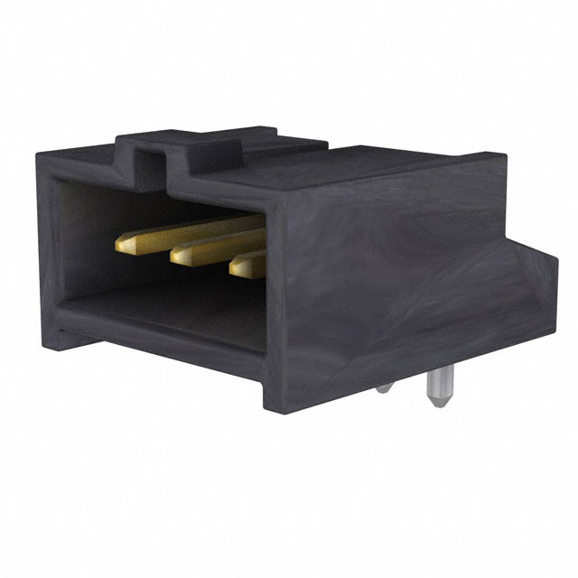 CONN HEADER R/A 3POS 2.54MM