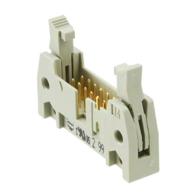 CONN HEADER R/A 14POS 2.54MM