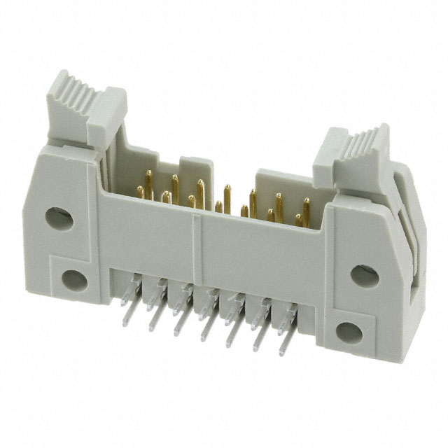 CONN HEADER R/A 14POS 2.54MM