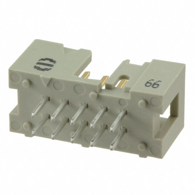 CONN HEADER VERT 10POS 2.54MM