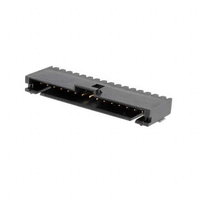 CONN HEADER SMD R/A 15POS 2.54MM