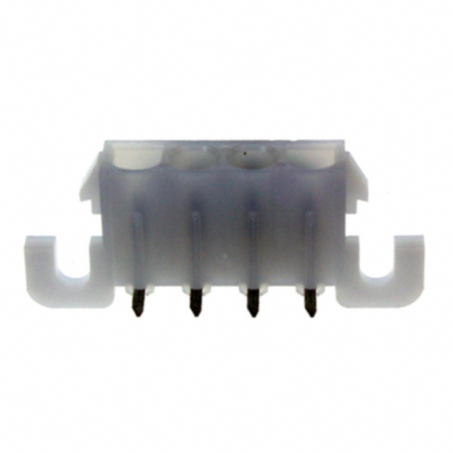 CONN HEADER R/A 4POS 6.35MM