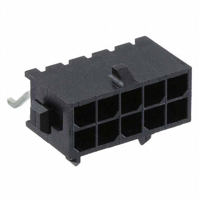 CONN HEADER SMD R/A 10POS 3MM