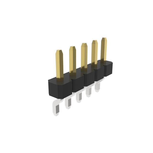 CONN HEADER SMD R/A 5POS 2MM