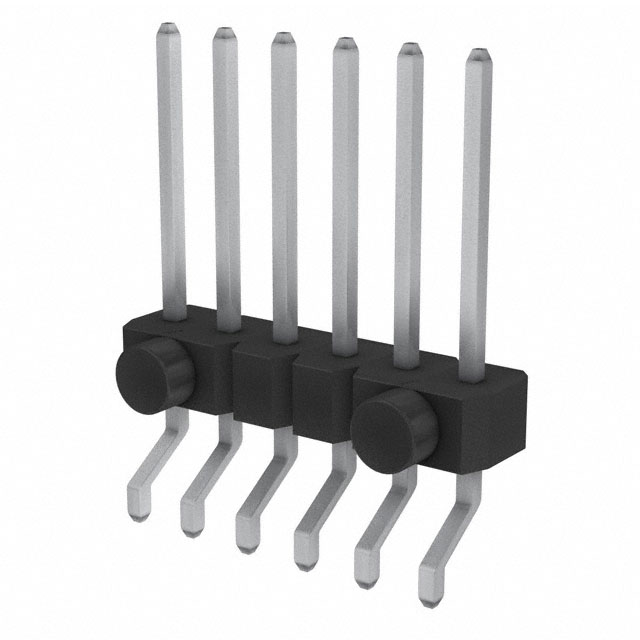 CONN HEADER SMD R/A 6POS 2.54MM