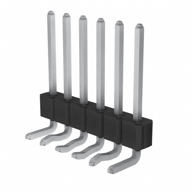 CONN HEADER R/A 6POS 2.54MM