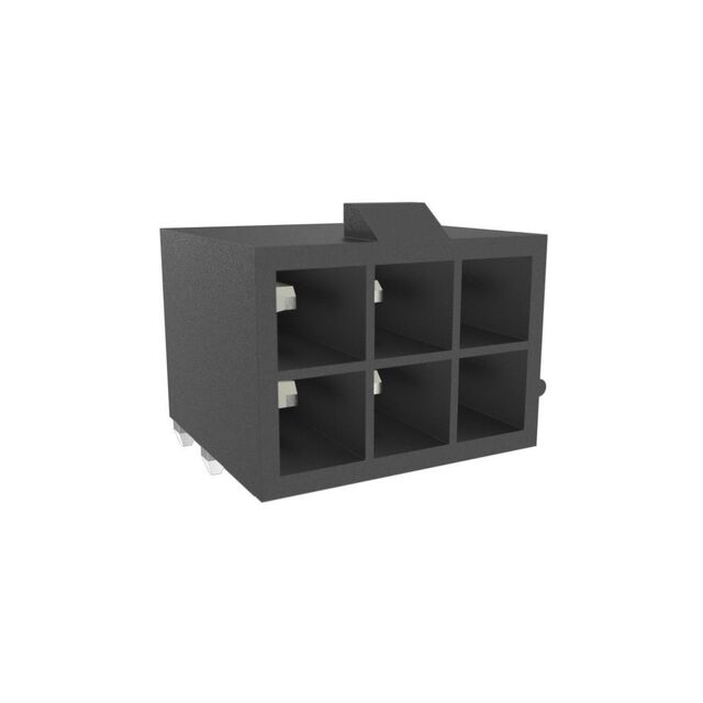 CONN HEADER R/A 6POS 4.2MM
