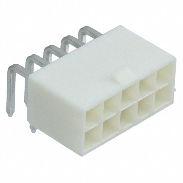 CONN HEADER R/A 10POS 4.2MM