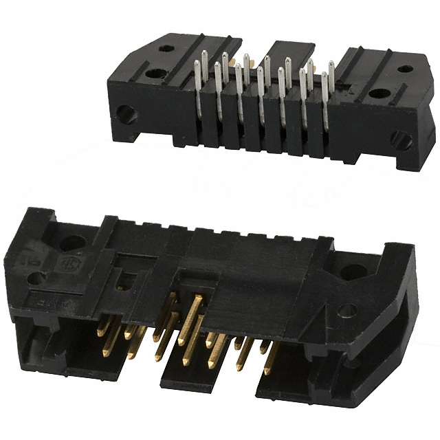 CONN HEADER R/A 14POS 2.54MM