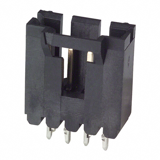 CONN HEADER VERT 4POS 2.54MM