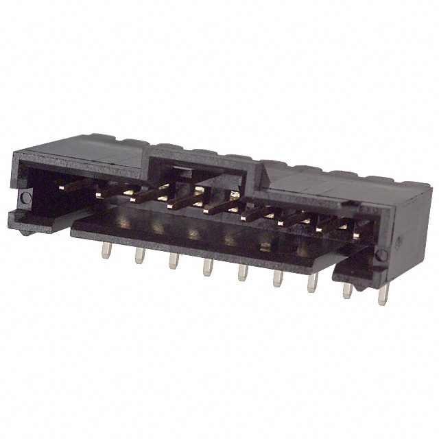 CONN HEADER R/A 9POS 2.54MM