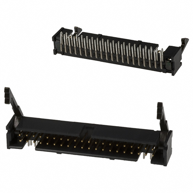 CONN HEADER R/A 40POS 2.54MM