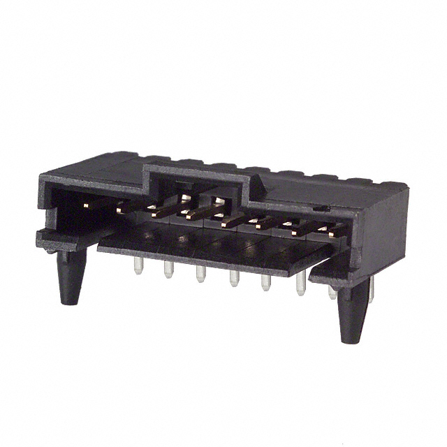 CONN HEADER R/A 8POS 2.54MM