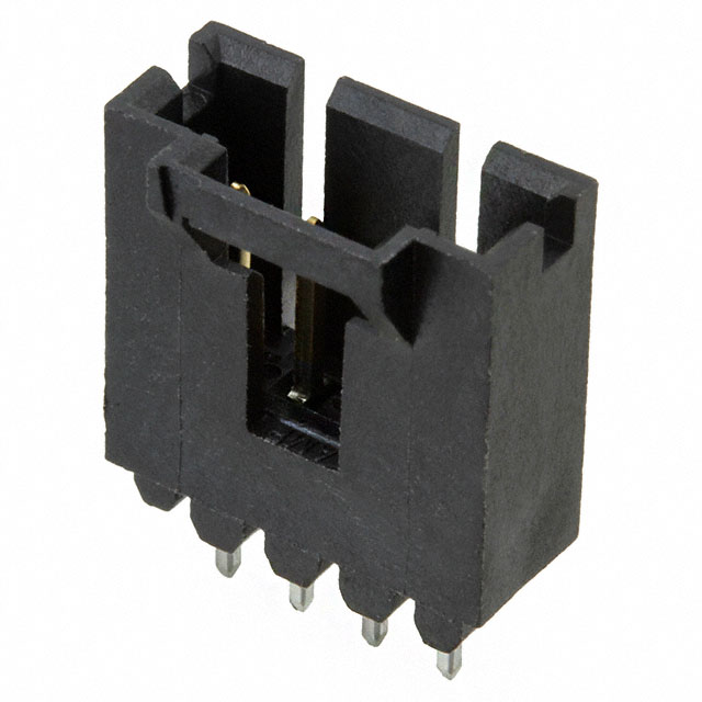 CONN HEADER VERT 4POS 2.54MM