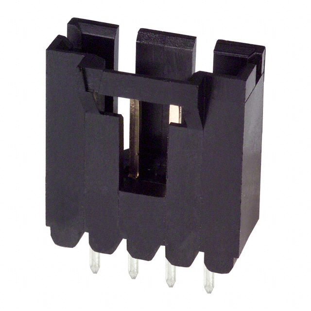 CONN HEADER VERT 4POS 2.54MM