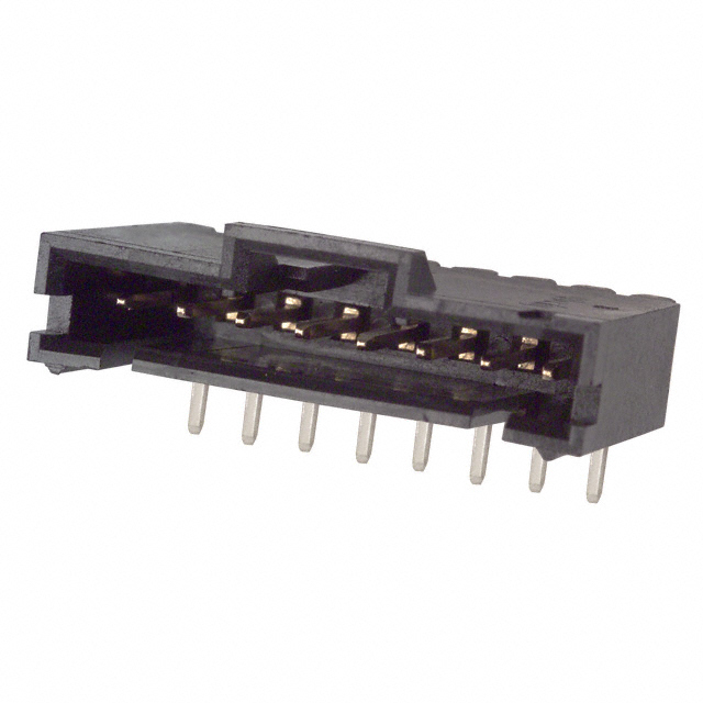 CONN HEADER R/A 8POS 2.54MM