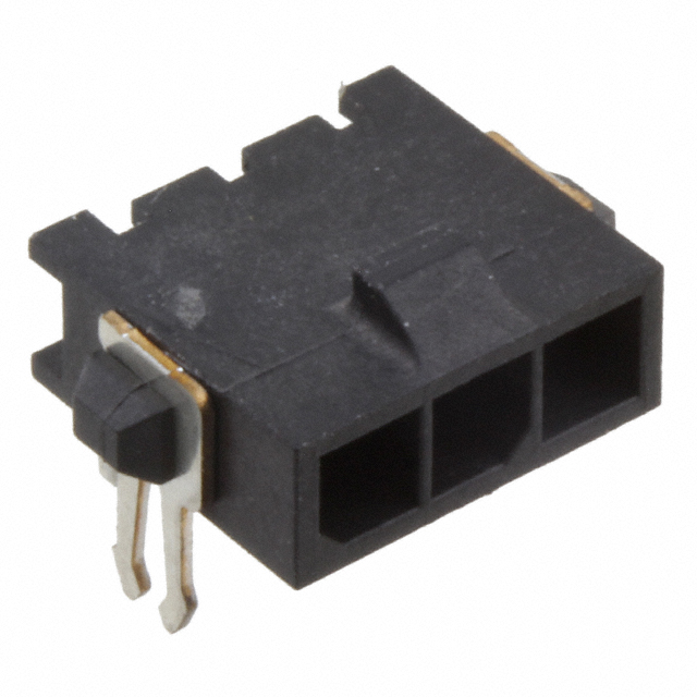 CONN HEADER R/A 3POS 3MM