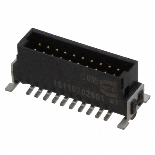 CONN HEADER SMD 20POS 1.27MM