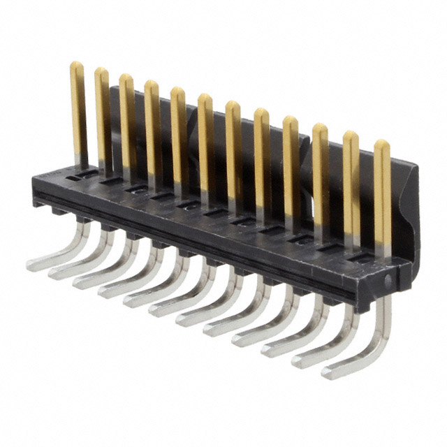 CONN HEADER R/A 12POS 3.96MM