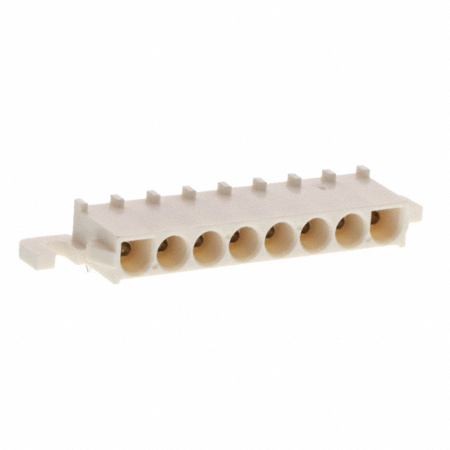 CONN HEADER R/A 8POS 6.35MM