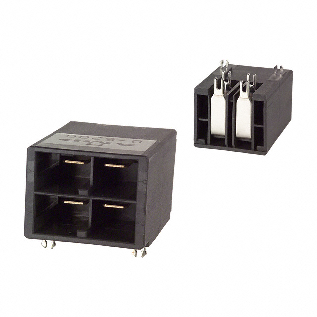 CONN HEADER R/A 4POS 10.16MM
