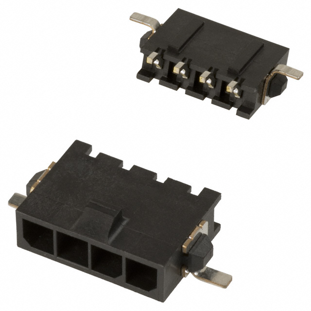 CONN HEADER SMD R/A 4POS 3MM