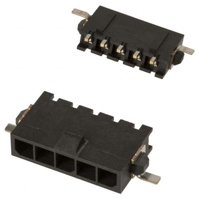 CONN HEADER SMD R/A 5POS 3MM