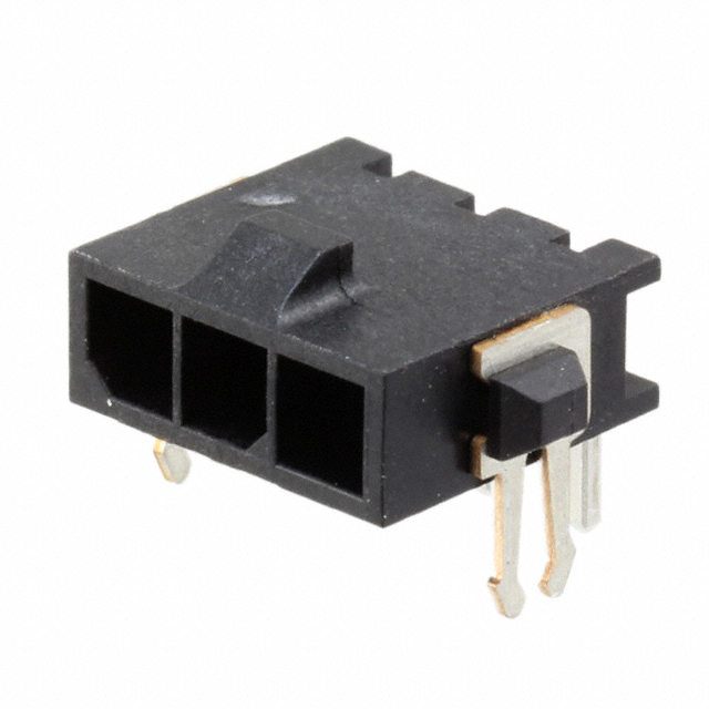 CONN HEADER R/A 3POS 3MM