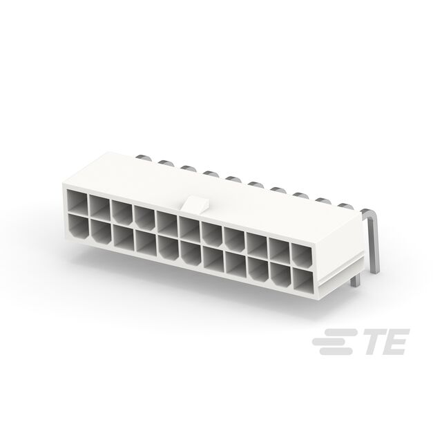 CONN HEADER R/A 22POS 4.2MM