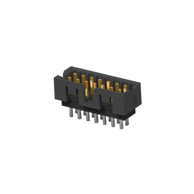 20P, AMPMODU 2MM, DOUBLE ROW SHR