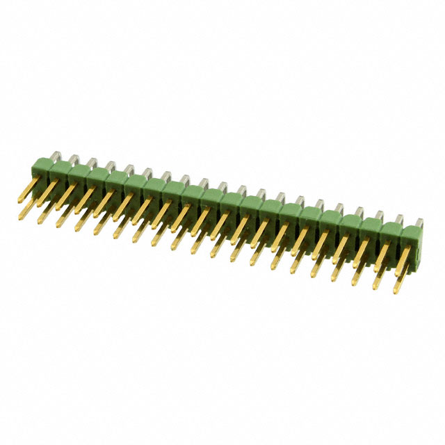 CONN HEADER R/A 40POS 2.54MM