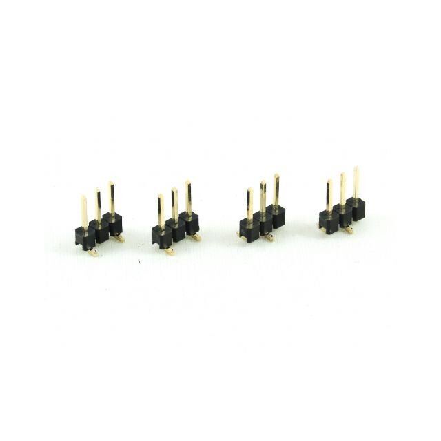 PIN HEADER, SINGLE ROW, 3 PIN, S