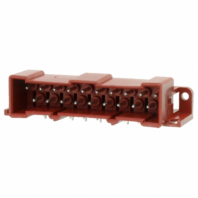 CONN HEADER R/A 19POS 6.35MM