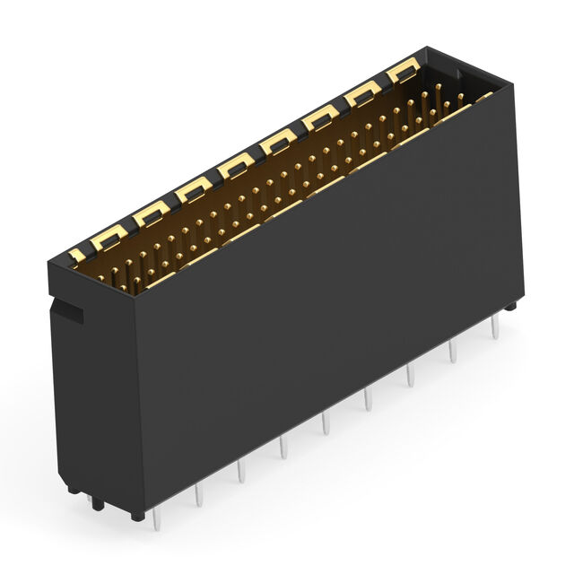 50-PIN, VERTICAL, SMT/THR