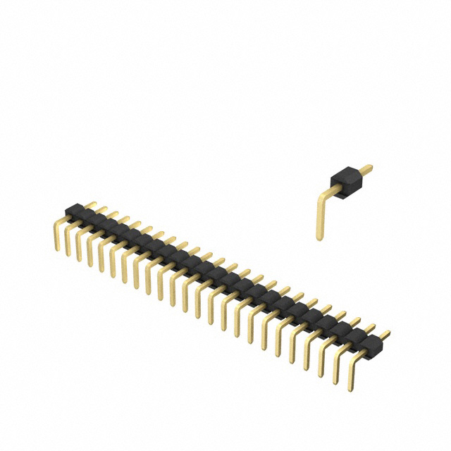 CONN HEADER R/A 24POS 2MM
