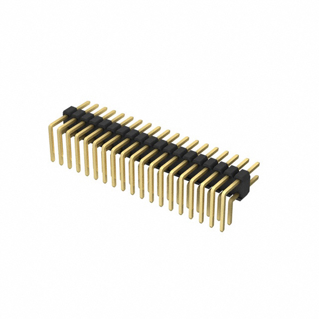 CONN HEADER R/A 38POS 2MM