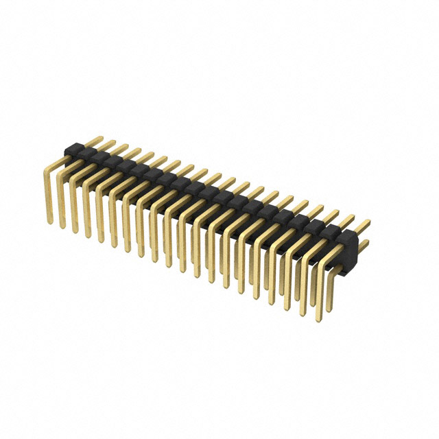 CONN HEADER R/A 40POS 2MM
