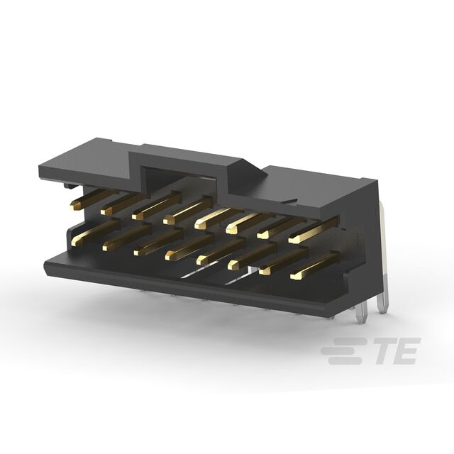 14P, AMPMODU 2 MM, SHROUDED HEAD