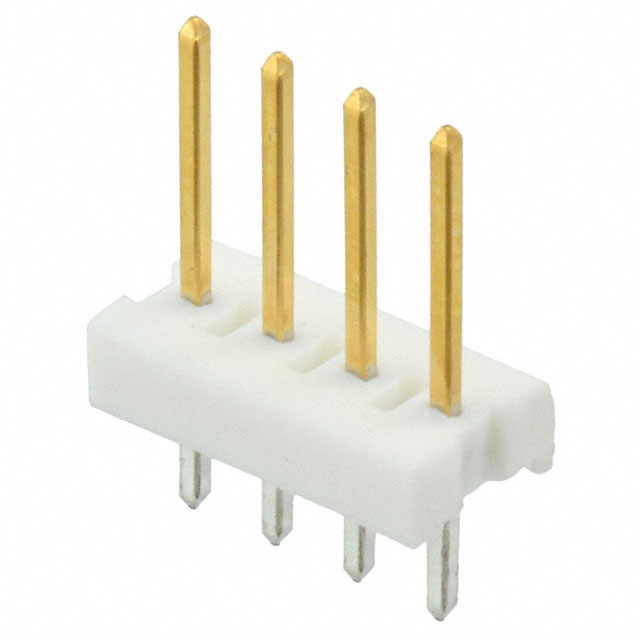 CONN HEADER VERT 4POS 2.54MM