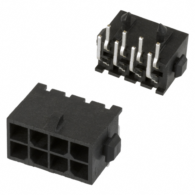 CONN HEADER R/A 8POS 3MM
