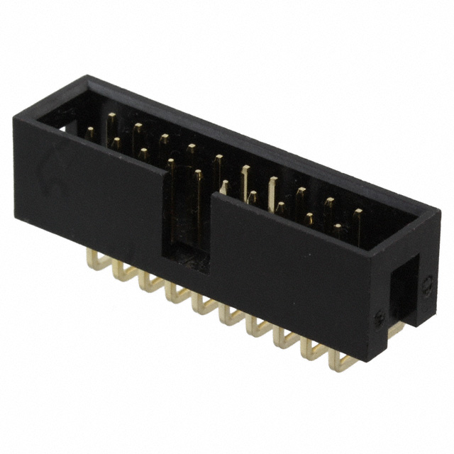 CONN HEADER R/A 20POS 2.54MM
