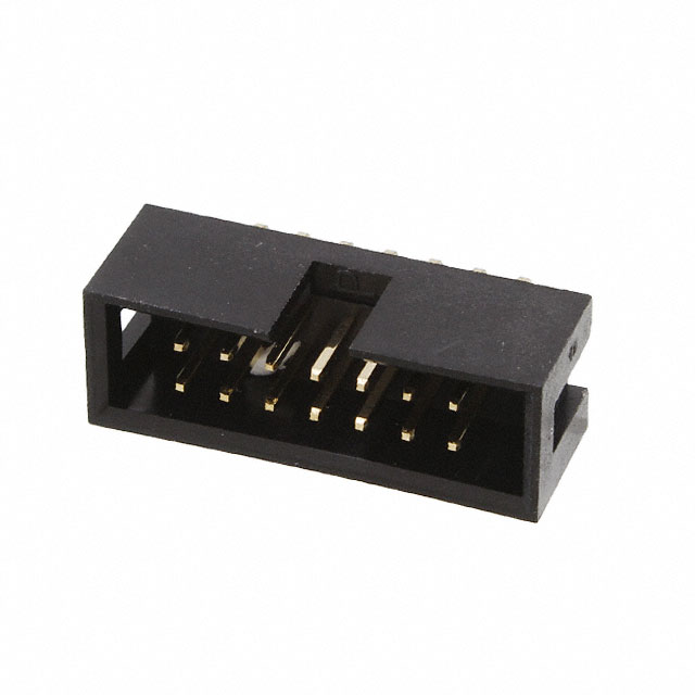 CONN HEADER R/A 14POS 2.54MM