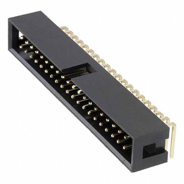 CONN HEADER R/A 40POS 2.54MM