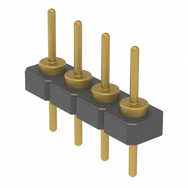 CONN HEADER VERT 4POS 2.54MM