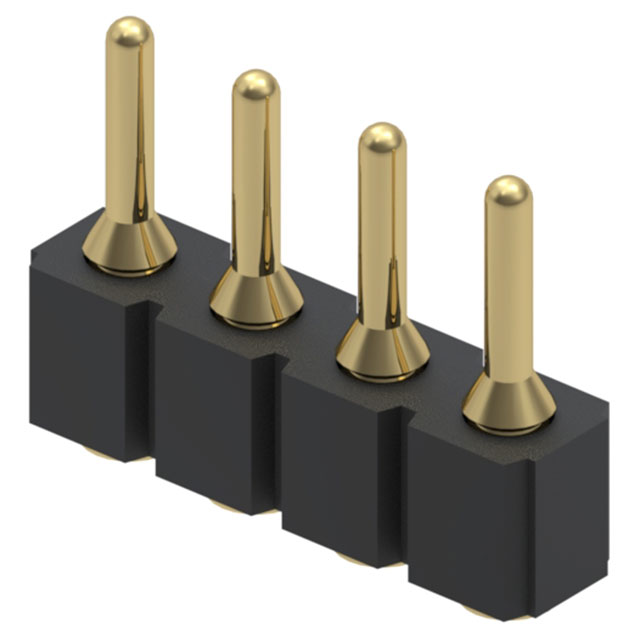 CONN HEADER SMD 4POS 2.54MM